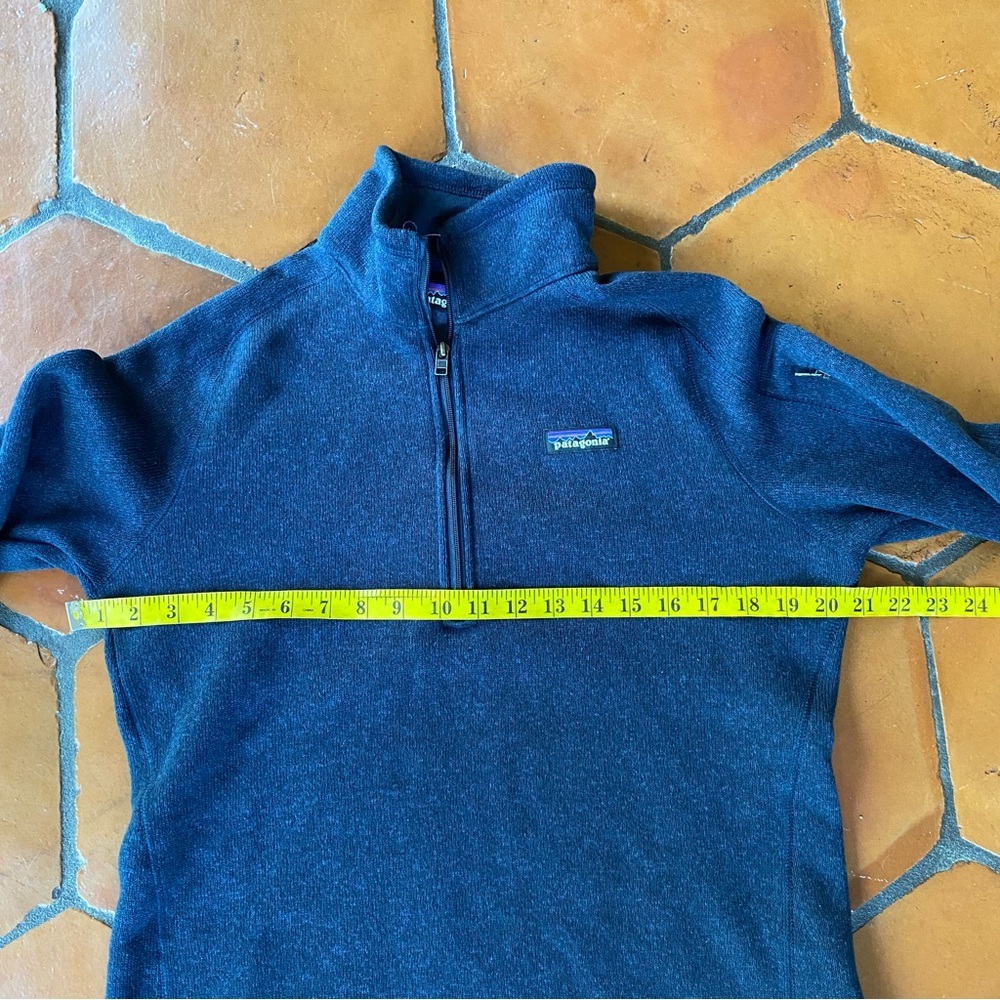 Patagonia Better Sweater Fleece Pullover Womens Small Blue 1/4 Zip Gorpcore - Picture 8 of 8
